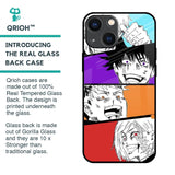 Anime Sketch Glass Case for iPhone 14 Plus