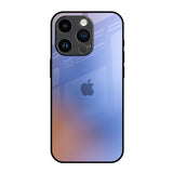 Blue Aura Glass Case for iPhone 14 Pro