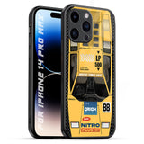 Yellow Racing Car iPhone 14 Pro Max Glass Back Cover Online
