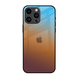 Rich Brown Glass Case for iPhone 14 Pro Max