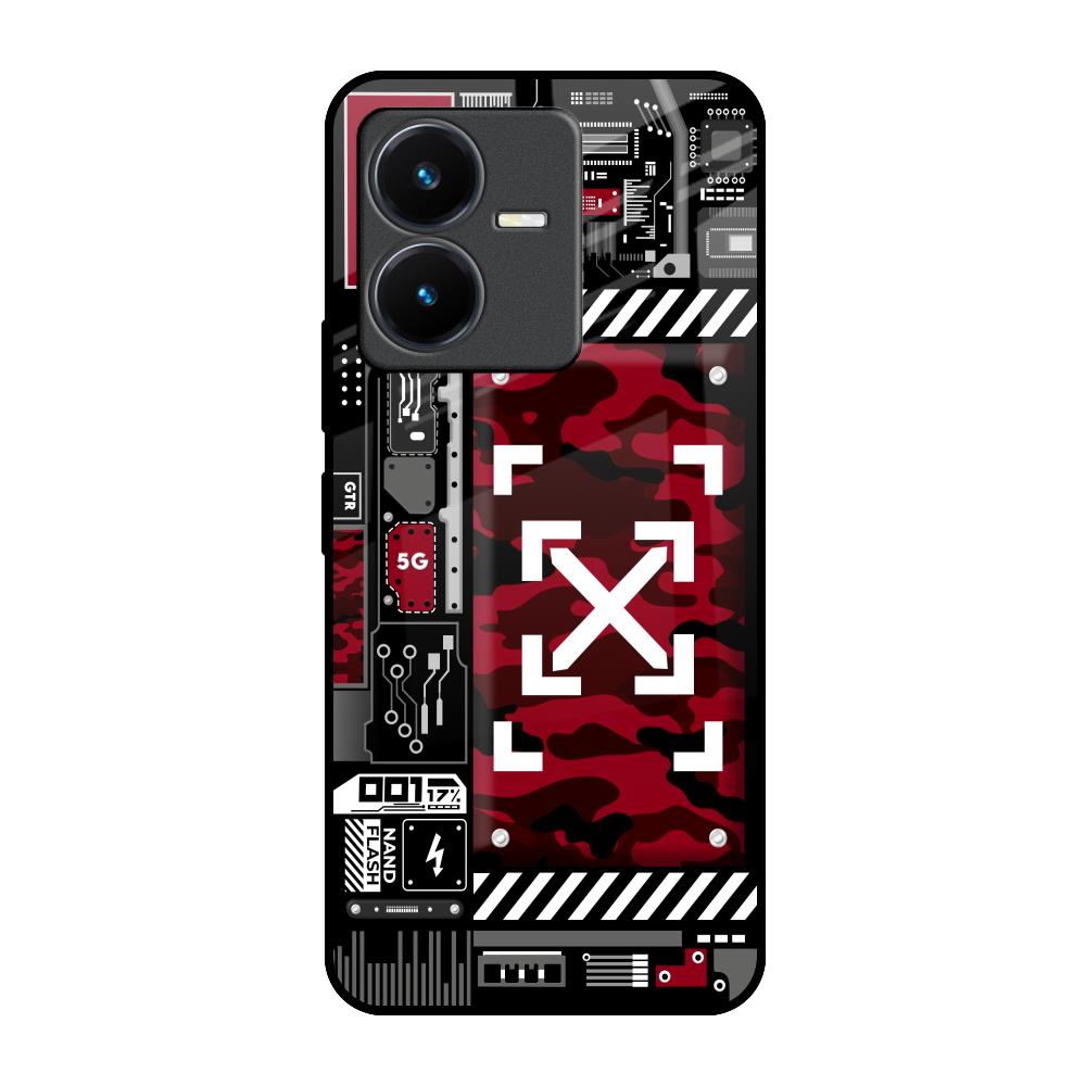 Technology Art Vivo Y22 Glass Back Cover Online