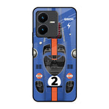Car Adiction Vivo Y22 Glass Back Cover Online