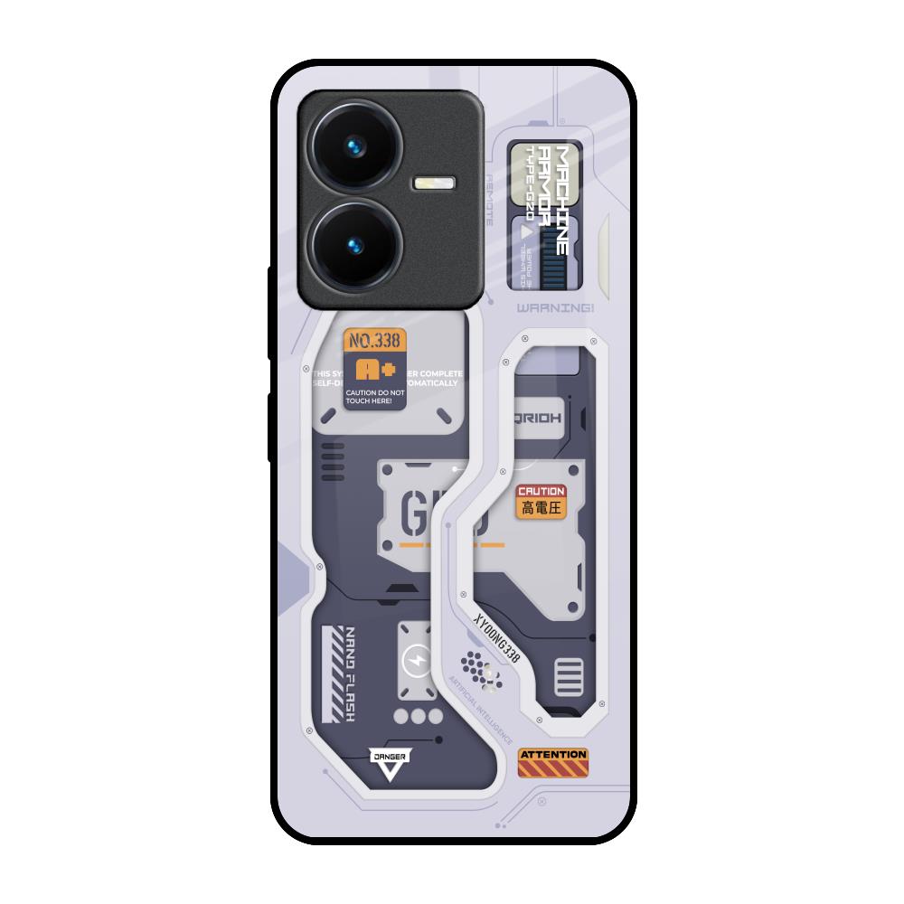 Tech Savvy Vivo Y22 Glass Back Cover Online