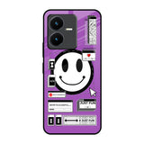 Code with Smile Vivo Y22 Glass Back Cover Online