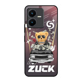 Money Madness Vivo Y22 Glass Back Cover Online