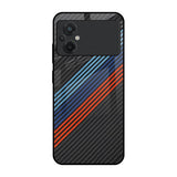 Carbon Inspired Poco M5 Glass Back Cover Online