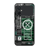 Green Camo Circuit Poco M5 Glass Back Cover Online