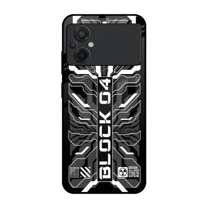 Monochrome Magic Poco M5 Glass Back Cover Online