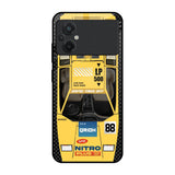 Yellow Racing Car Poco M5 Glass Back Cover Online