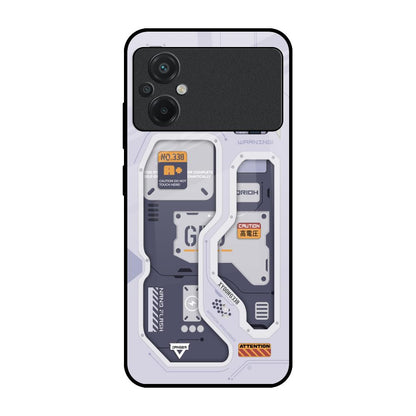 Tech Savvy Poco M5 Glass Back Cover Online