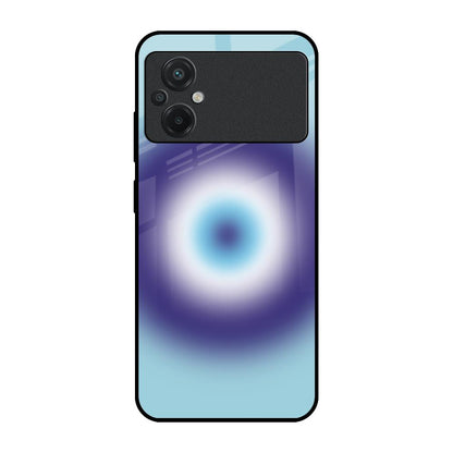 Evil Eye Art Poco M5 Glass Back Cover Online