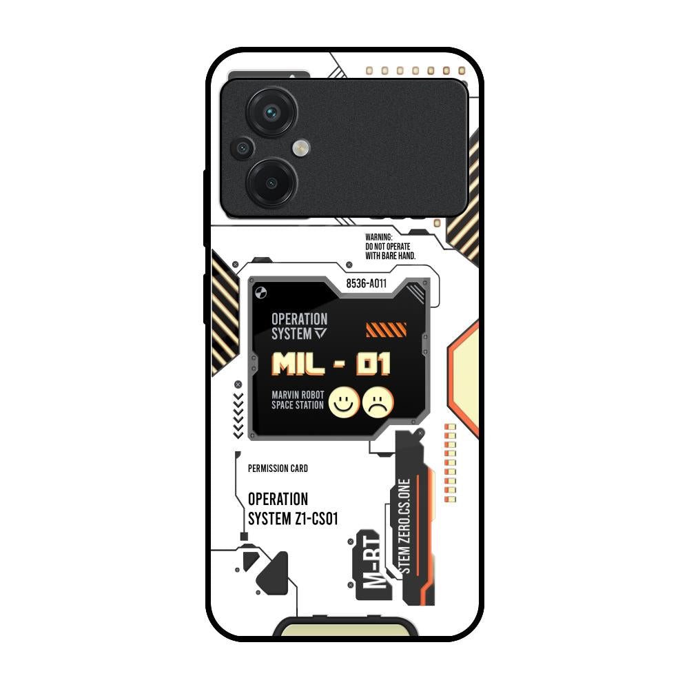 Tech Display Poco M5 Glass Back Cover Online