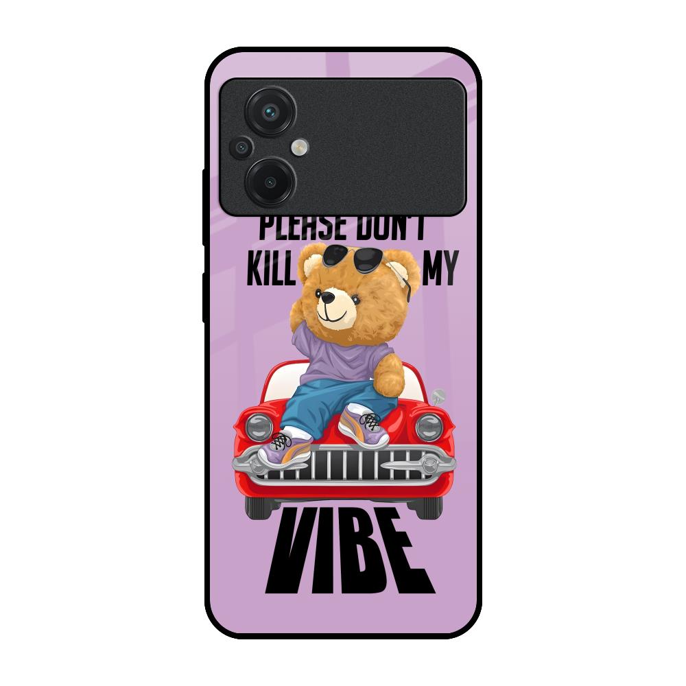 Don't Kill My Vibe Poco M5 Glass Back Cover Online