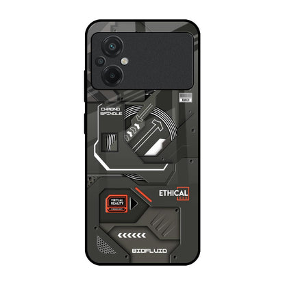 Tech Aesthetics Poco M5 Glass Back Cover Online