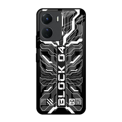 Monochrome Magic Vivo Y16 Glass Back Cover Online