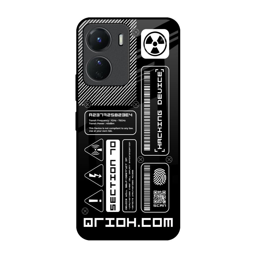 Futuristic Art Vivo Y16 Glass Back Cover Online