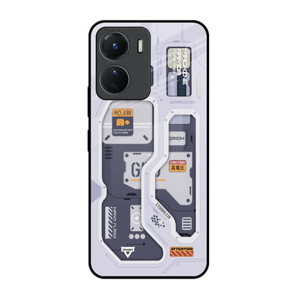 Tech Savvy Vivo Y16 Glass Back Cover Online