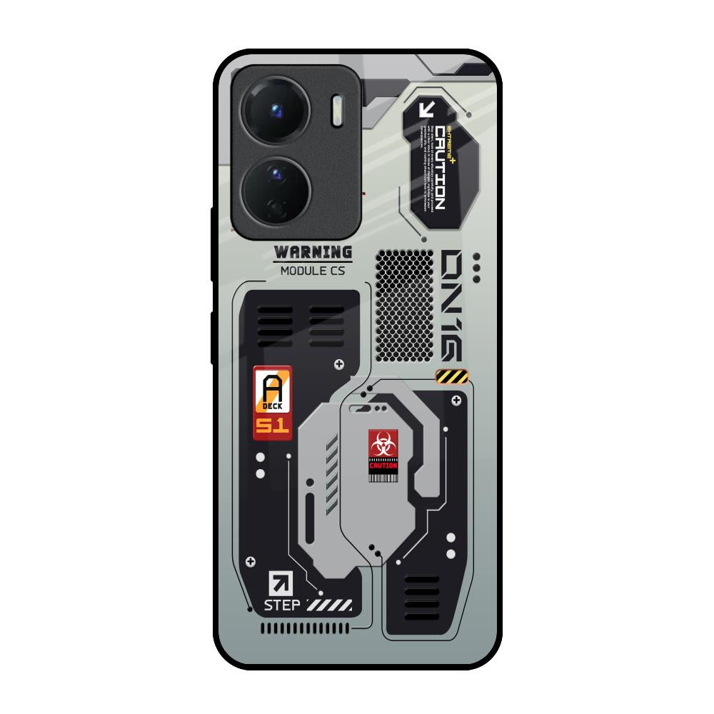 Techno Vibes Vivo Y16 Glass Back Cover Online