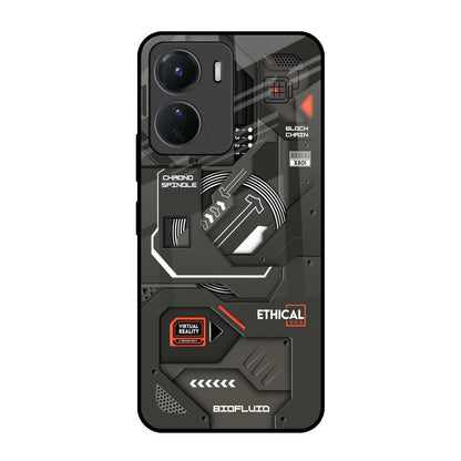 Tech Aesthetics Vivo Y16 Glass Back Cover Online