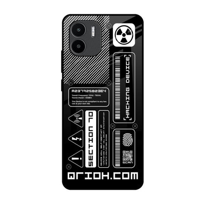 Futuristic Art Redmi A1 Glass Back Cover Online