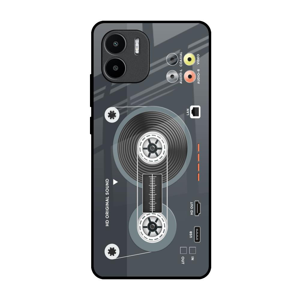 Retro Recorder Redmi A1 Glass Back Cover Online