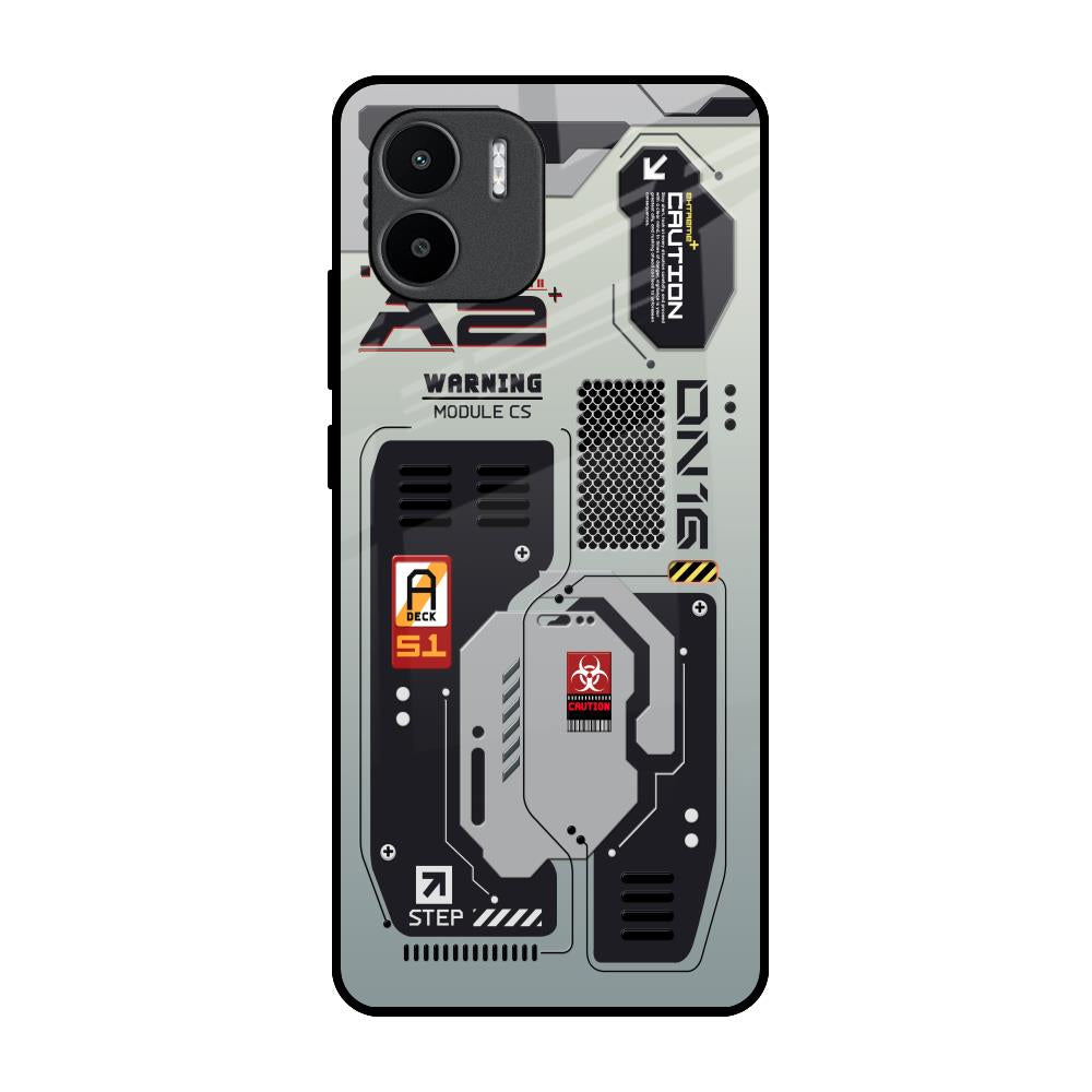 Techno Vibes Redmi A1 Glass Back Cover Online
