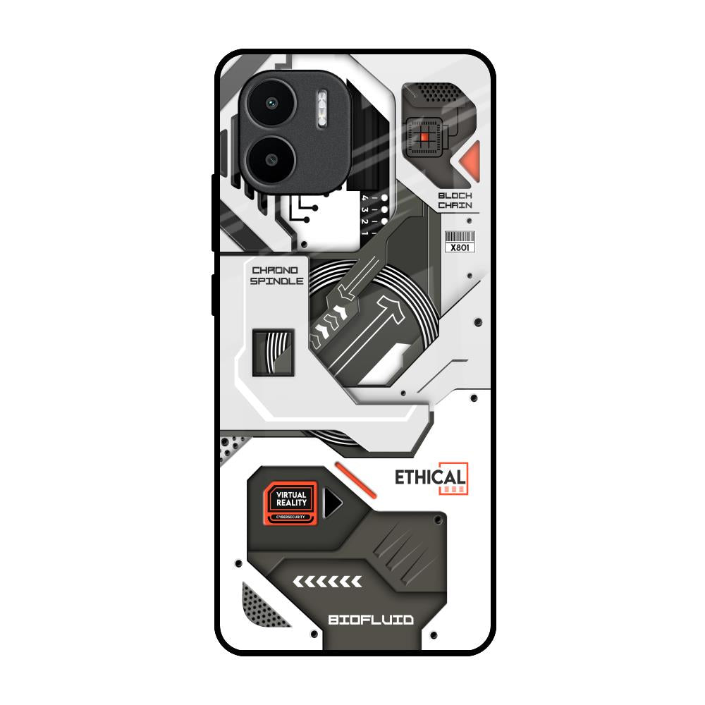 Explore Circuit Redmi A1 Glass Back Cover Online