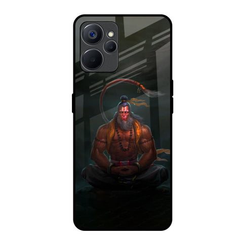 Lord Hanuman Animated Realme 9i 5G Glass Back Cover Online