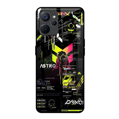 Astro Glitch Realme 9i 5G Glass Back Cover Online