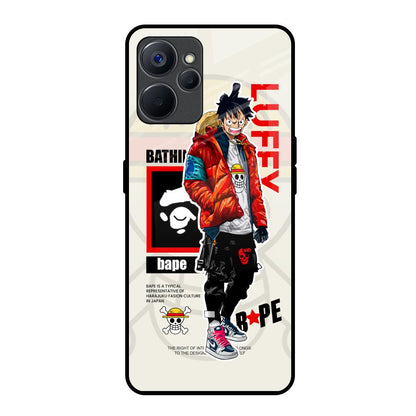 Bape Luffy Realme 9i 5G Glass Back Cover Online