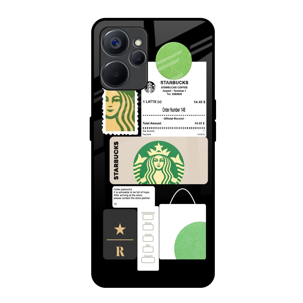 Coffee Latte Realme 9i 5G Glass Back Cover Online