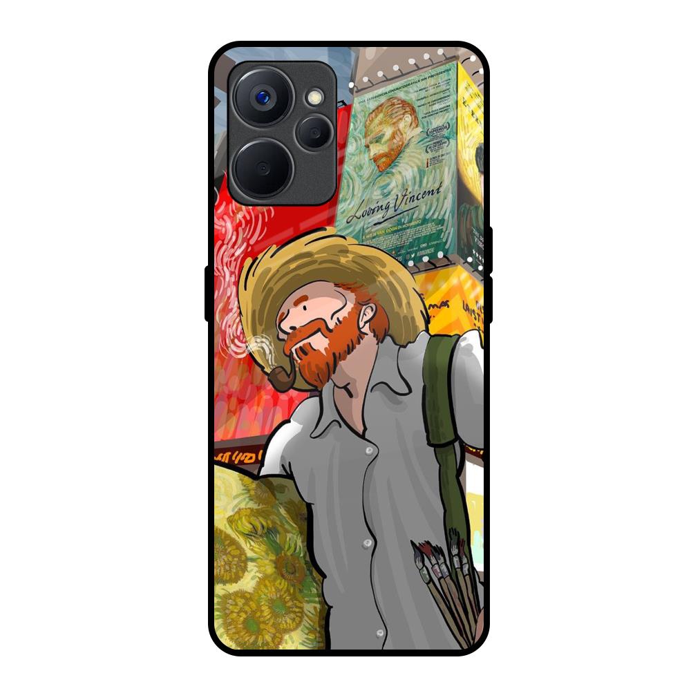 Loving Vincent Realme 9i 5G Glass Back Cover Online