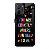 Magical Words Realme 9i 5G Glass Back Cover Online