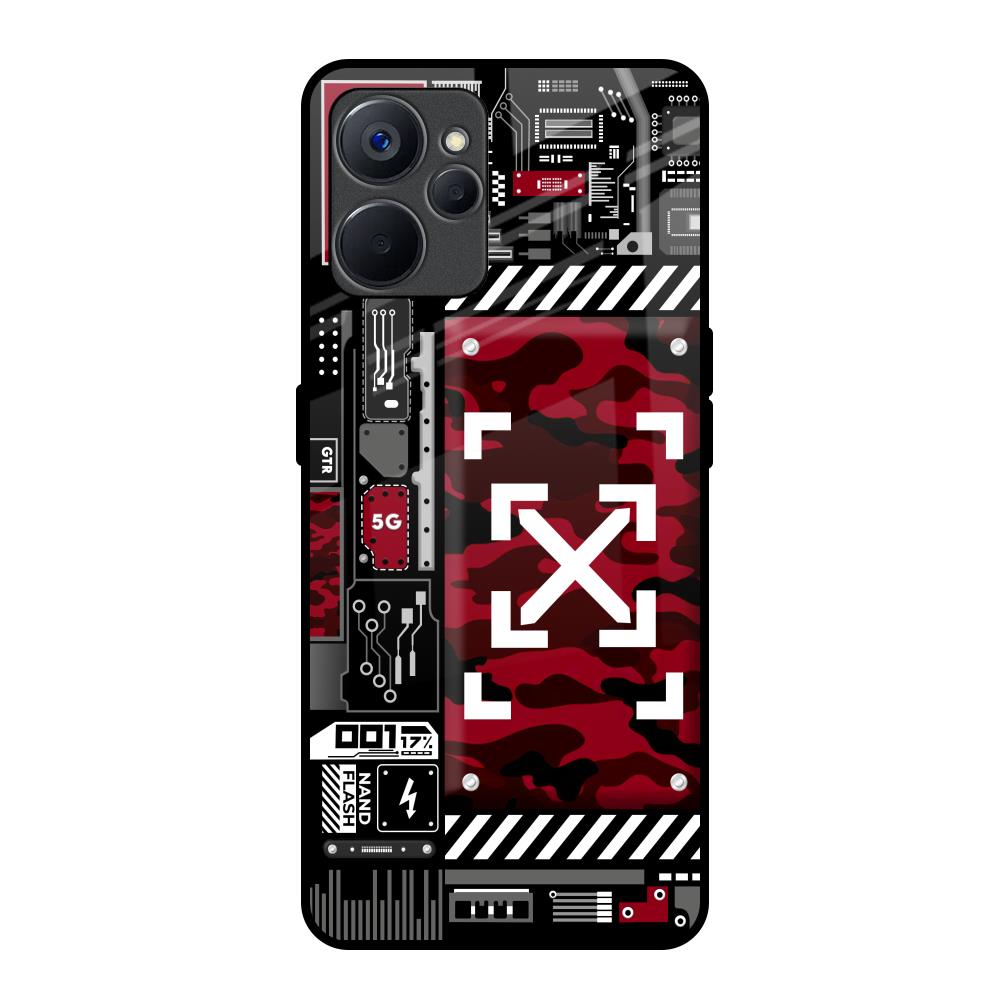 Technology Art Realme 9i 5G Glass Back Cover Online
