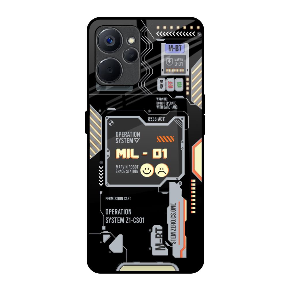 Exposed Parts Realme 9i 5G Glass Back Cover Online