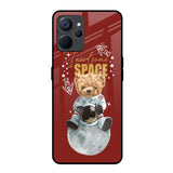Astronaut Bear Realme 9i 5G Glass Back Cover Online
