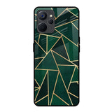 Abstract Green Realme 9i 5G Glass Back Cover Online