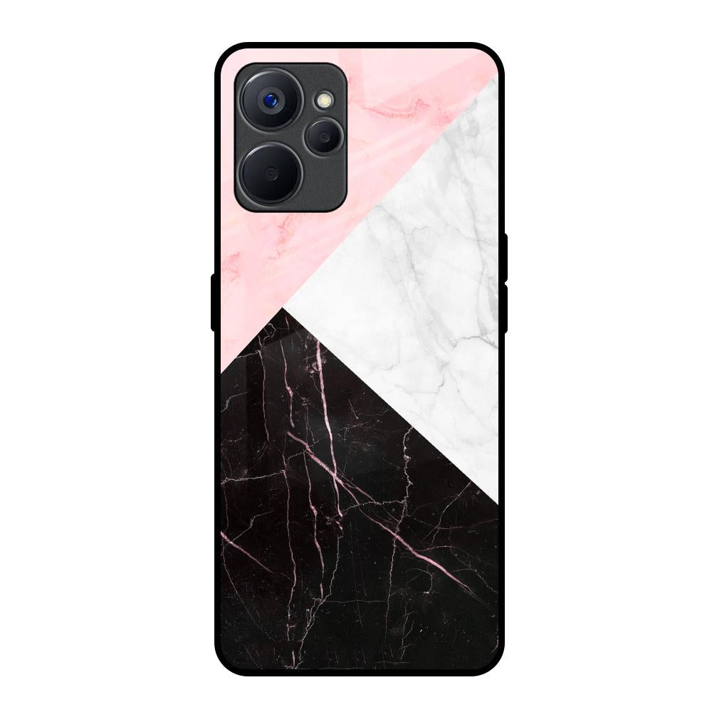 Marble Collage Art Realme 9i 5G Glass Back Cover Online