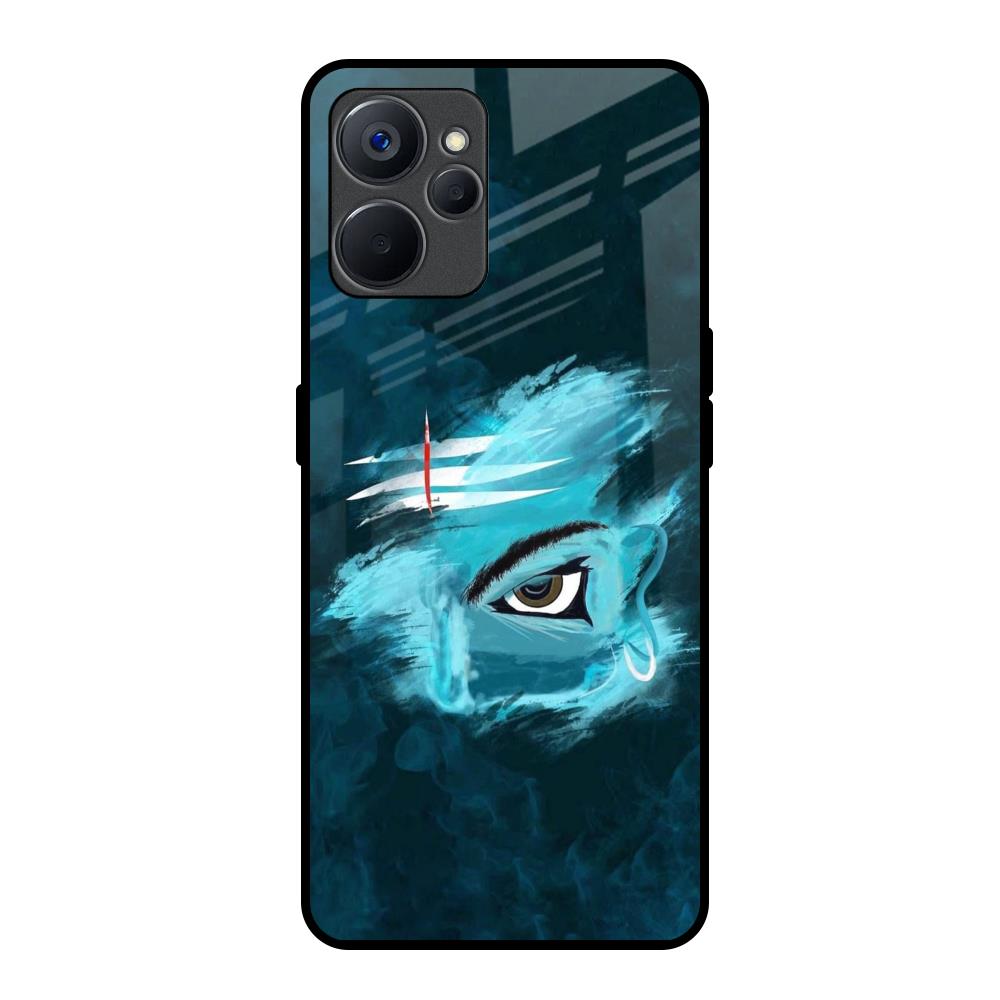 Power Of Trinetra Realme 9i 5G Glass Back Cover Online