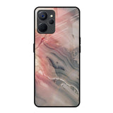 Pink And Grey Marble Realme 9i 5G Glass Back Cover Online