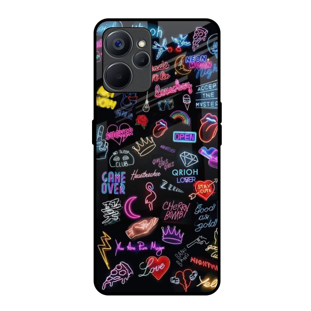 Accept The Mystery Realme 9i 5G Glass Back Cover Online