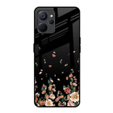 Floating Floral Print Realme 9i 5G Glass Back Cover Online
