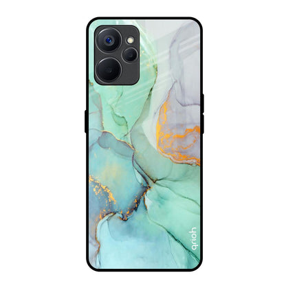 Green Marble Realme 9i 5G Glass Back Cover Online