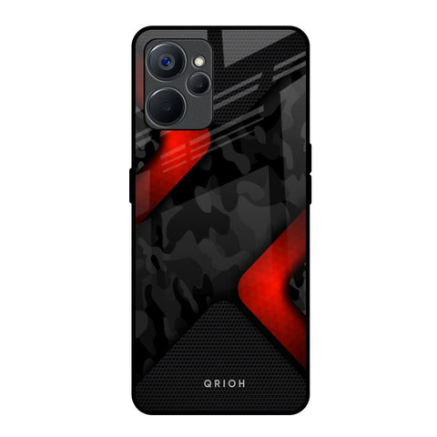 Modern Camo Abstract Realme 9i 5G Glass Back Cover Online