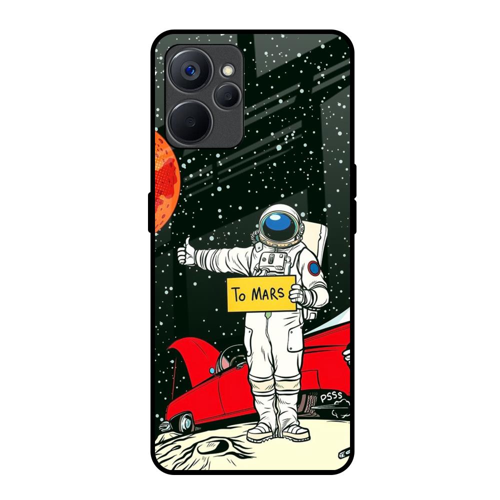 Astronaut on Mars Realme 9i 5G Glass Back Cover Online