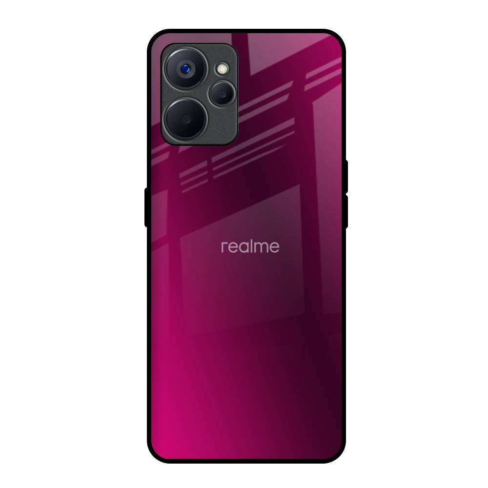Pink Burst Realme 9i 5G Glass Back Cover Online