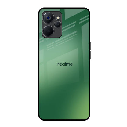 Green Grunge Texture Realme 9i 5G Glass Back Cover Online