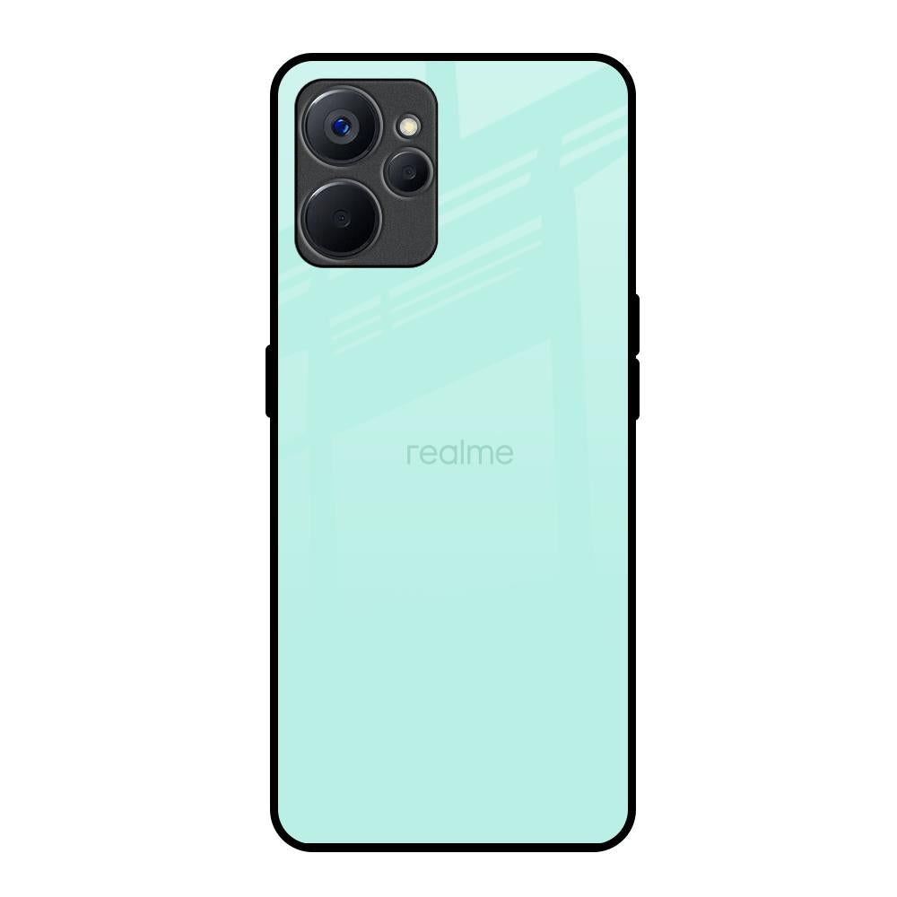 Teal Realme 9i 5G Glass Back Cover Online
