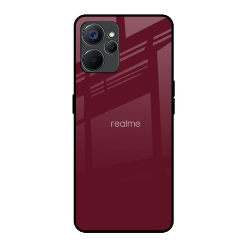 Classic Burgundy Realme 9i 5G Glass Back Cover Online