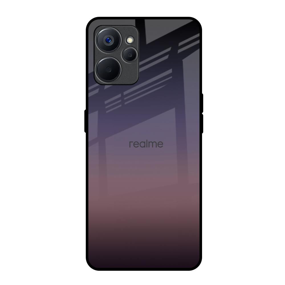 Grey Ombre Realme 9i 5G Glass Back Cover Online
